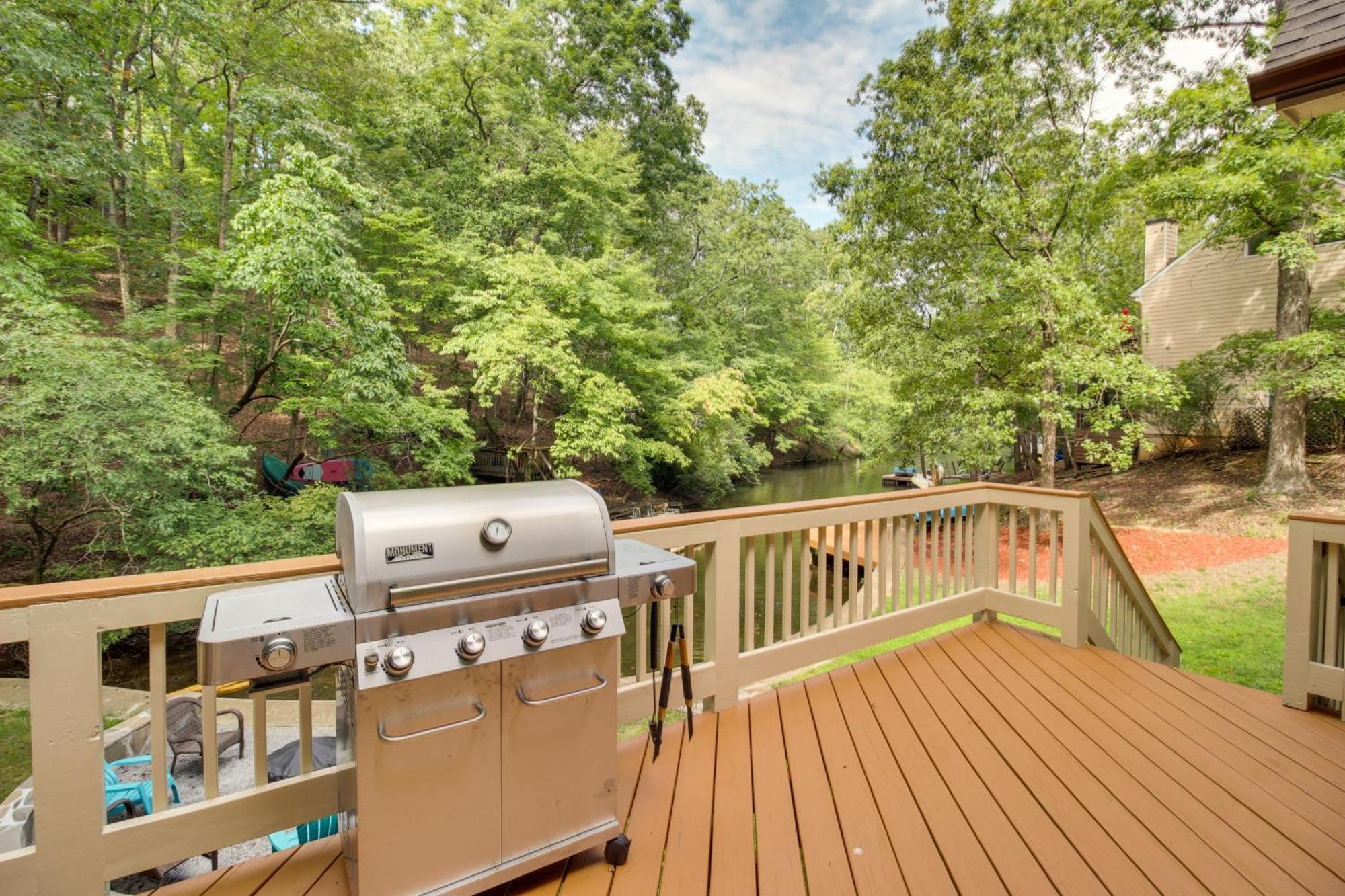 Serene Shores Lakefront House With Dock! Waleska Exterior photo