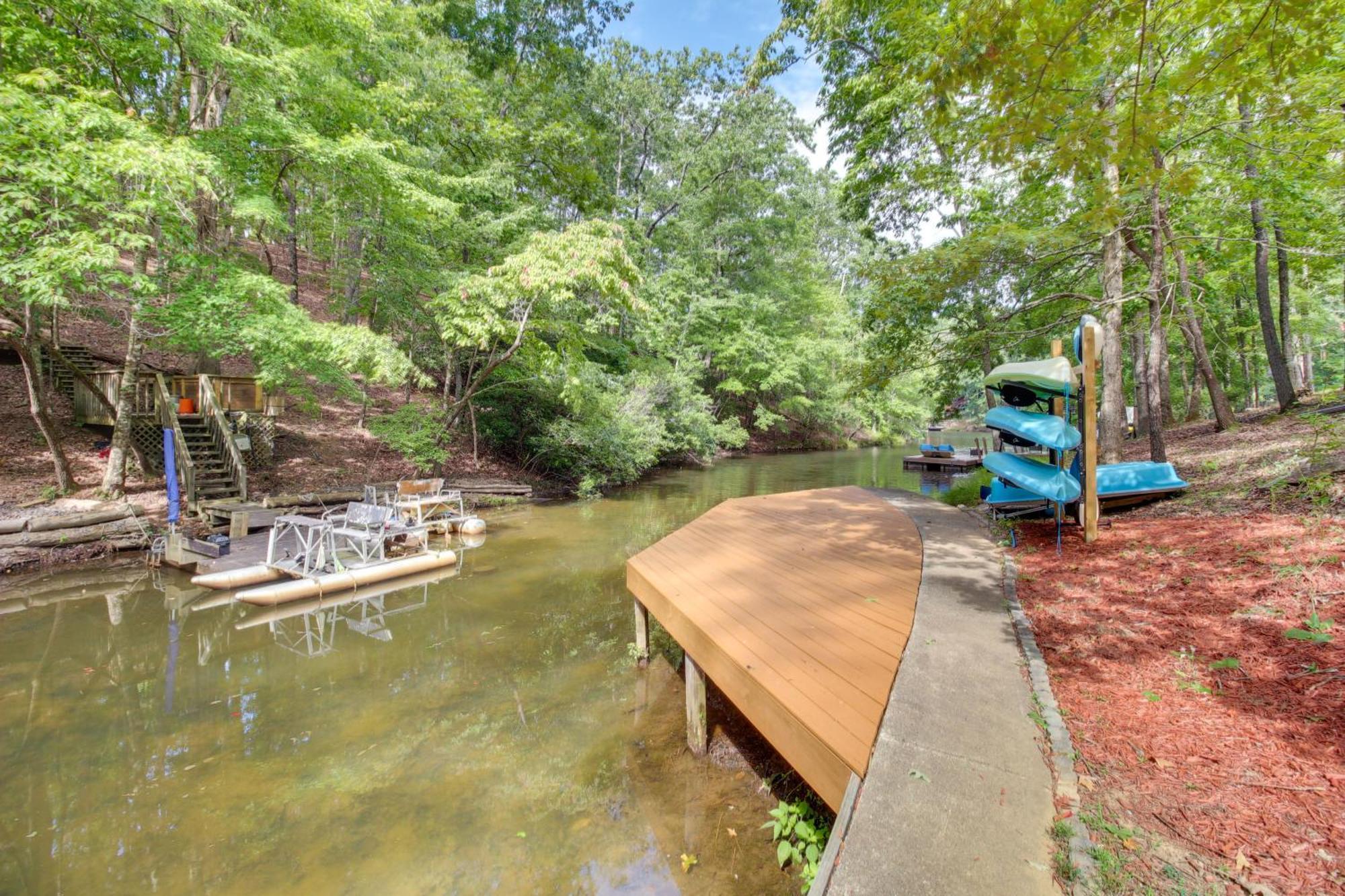 Serene Shores Lakefront House With Dock! Waleska Exterior photo