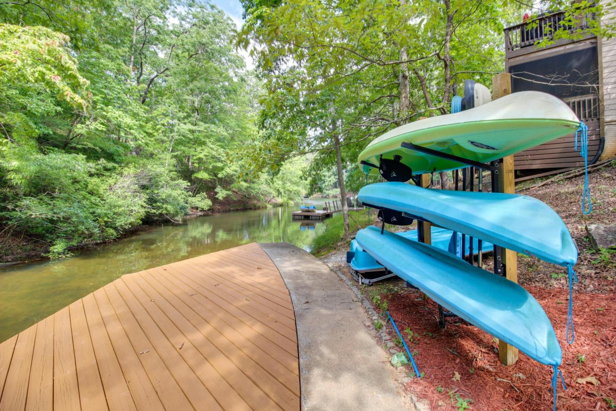 Serene Shores Lakefront House With Dock! Waleska Exterior photo